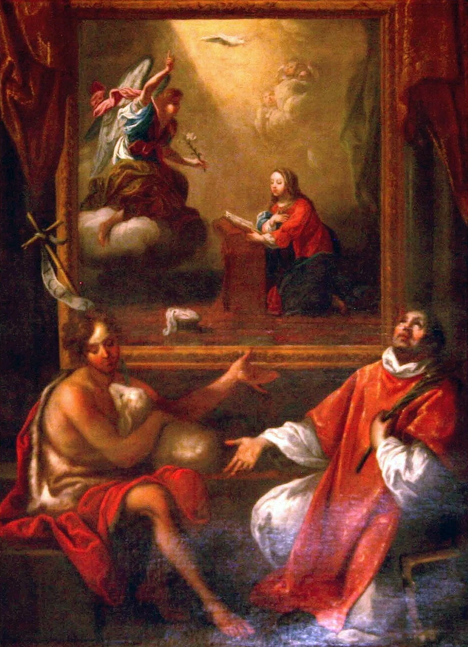 L'Annunciazione, San Giovanni Battista e Santo Stefano - Chiesa della Mela a Marsiglia